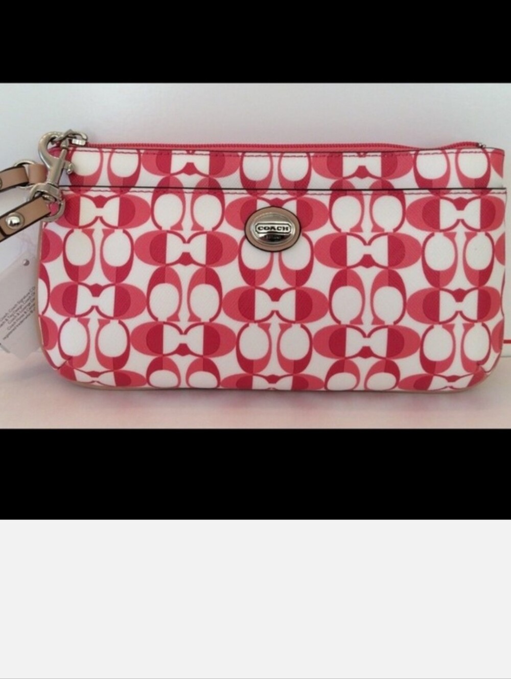 COACH Peyton Dream Signature C Go Go Wristlet/Clutch - Picture 1 of 8